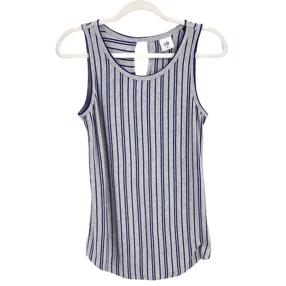 Cabi NWOT Womens Size XS Pullover Striped Keyhole Ticker Tank Top Stretch Knit - Picture 8 of 8